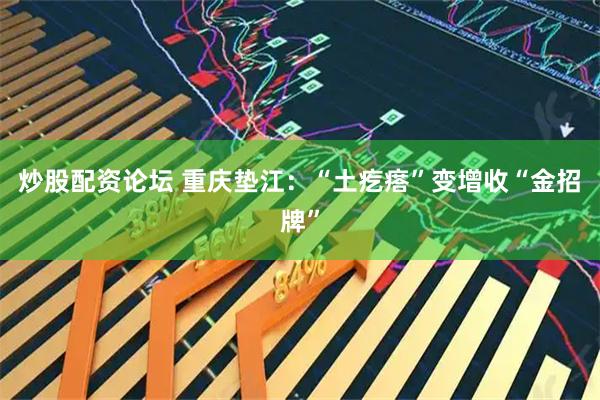 炒股配资论坛 重庆垫江：“土疙瘩”变增收“金招牌”